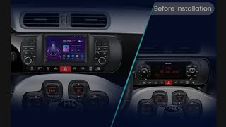 Autoradio android specifico per Fiat panda Android Auto ed Apple CarPlay Wireless integrato [upl. by Tegan828]