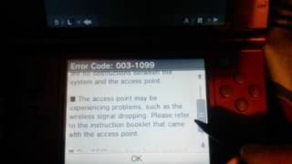 YouTube 3DS  Error Code 0031099 [upl. by Anelhtac530]