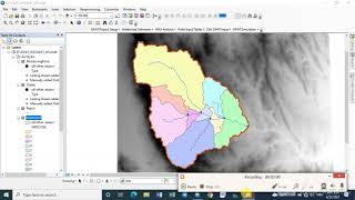 Watershed Delineation using ArcSWAT Extension of ArcGIS from DEM data very short and easy [upl. by Eiram775]