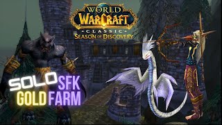 WoW Classic SoD Solo SFK Gold Farm  Season of Discovery [upl. by Oilejor]