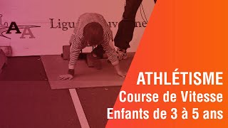 Enfants de 3 à 5 ans Athlétisme Course de vitesse [upl. by Mauer]