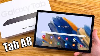 Samsung Galaxy Tab A8 Unboxing amp First Impressions [upl. by Anitsugua]