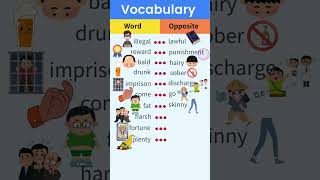 Opposite Words 29 l Antonyms l Enrich Your Vocabulary l Like and Subscribe for more [upl. by Mabelle384]