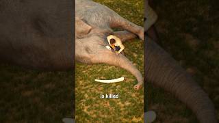 Elephant is Killed elephant killedElephantshorts UKShorts [upl. by Nigel]