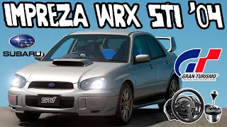 Gran Turismo 7  Subaru Impreza WRX STi 04 Stock  Lago Maggiore  Thrustmaster T300 RS  TH8A [upl. by Faden]