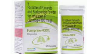 Formiprime FORTE Inhalation Capsules Formoterol Fumarate and Budesonide Powder for Inhalation IP [upl. by Asirem]