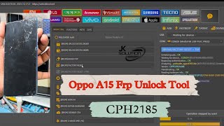 Oppo A15 Frp Unlock Tool  Oppo A15 Cph2185 Lock  Jk Solutions [upl. by Anirok]