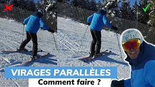 Comment bien faire un virage parallèle Virages quotbrosséscarvésquot [upl. by Orgalim]