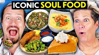 Americans Try Southern Soul Food For The First Time [upl. by Aineles]