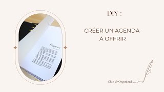 DIY  créer un agenda à offrir [upl. by Yert]