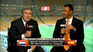 Nederland Spanje WK 2010 Finale 0 1 nederland spanje [upl. by Nedrah577]