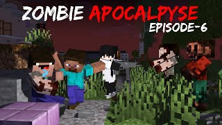 ZOMBIE VIRUS  Episode6  Minecraft Zombie Apocalypse in hindi [upl. by Notecnirp]