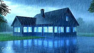 Rain on Tin Roof and Thunder Perfect for Quick and Deep Sleep at Night [upl. by Anaizit207]