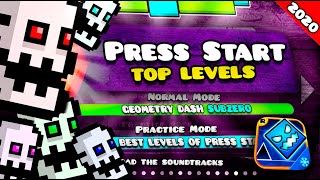 Los MEJORES NIVELES de PRESS START 22 😲 GEOMETRY DASH SUB ZERO 22 PRESS START BEST LEVELS [upl. by Fidela175]