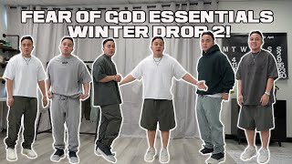 Fear of God Essentials Winter PART 2  A COMPREHENSIVE Styling Review [upl. by Ibson]