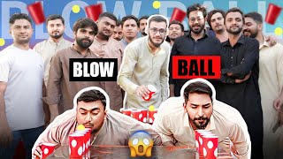 Blow The Ping Pong Ball Game Challenge Inspired By MrBeast [upl. by Elayor]