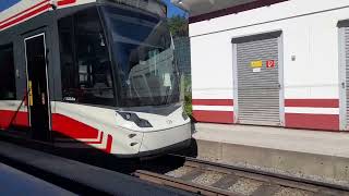 Straßenbahn Gmunden um kurz vor 1535 am 06082024 [upl. by Zimmer]