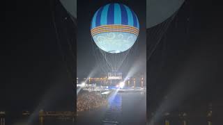 Aerophile Balloon Lighting Up the Night at Disney Springs DisneySprings Aerophile NightLights [upl. by Erdman]