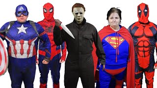 Superheroes vs Michael Myers [upl. by Bloom]