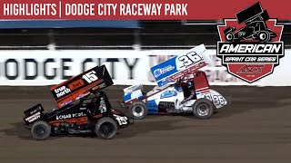 ASCS  American Sprint Car National Series  Dodge City Raceway Park  June 1  HIGHLIGHTS [upl. by Strohbehn756]