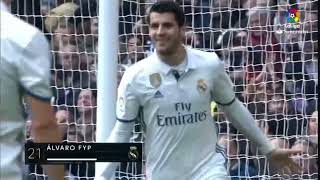 Álvaro Morata Gol Real Madrid VS RCD Espanyol [upl. by Kurr]