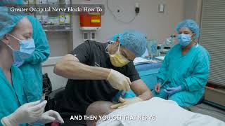 How to Perform a Greater Occipital Nerve Block Mastoid Tip amp OIP Protuberance [upl. by Nelubez236]