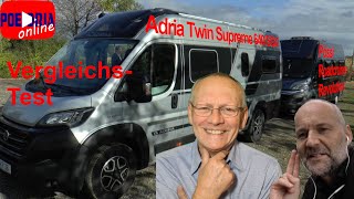 Vergleich der HubbettKastenwagen Adria 640 SGX gegen Pössl Revolution [upl. by Moncear941]