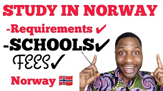 STUDY IN NORWAY 🇧🇻2024REQUIREMENTS TUITION FEE ENGLISH SCHOOLS [upl. by Nwahs129]