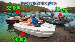 1000 vs 5000 Facebook Marketplace Jet Jon Boat Challenge ft FishingWithNorm [upl. by Dante]