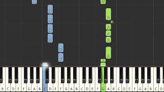 He’s a Pirate Easy Piano Tutorial [upl. by Eustatius15]