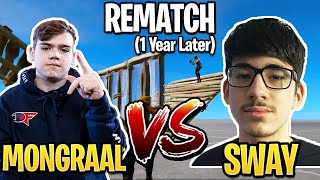 FaZe Sway vs FaZe Mongraal REMATCH Finally Happened 1 Year Since Last Fight Fortnite [upl. by Hannaoj]