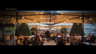 WaterFront Restaurant Shisha Bar European Restaurant London Review [upl. by Olrak]