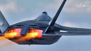 Extremely Powerful F22 Raptor Shows Its Crazy Ability [upl. by Harbert]