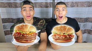 WER MACHT DEN BESSEREN BURGER   Kelvin und Marvin [upl. by Keare]