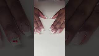 Classic frenchie moment 😌 nails acrylicnails beginnernailtech nailtech [upl. by Esila]