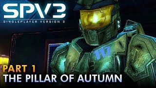 HALO CE SPV31  Walkthrough  Part 1 THE PILLAR OF AUTUMN [upl. by Profant]