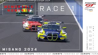 Valentino Rossi WINS Dramatic Finish  Misano Race 1  Fanatec GT World Challenge Europe 2024 [upl. by Dearr]