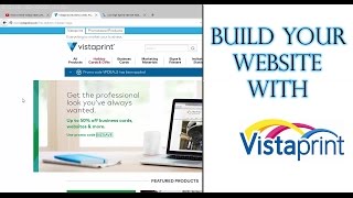 Taking a look at Vistaprint website builder  Design a website [upl. by Hepsoj]