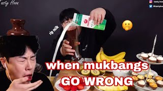 when mukbangs GO WRONG [upl. by Yelekalb]