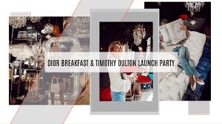 COME TO A DIOR BREAKFAST amp THE TIMOTHY OULTON LAUNCH PARTY WITH ME  IAM CHOUQUETTE [upl. by Alywt155]