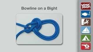 Bowline on a Bight  How to Tie a Bowline on a Bight [upl. by Eillac]