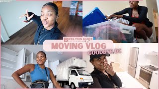 moving vlog GOODBYE DC packing up my dc apartment  beautyandbrains [upl. by Zennie]