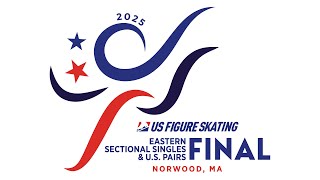 Intermediate Pairs Free Skate  2025 Eastern Sectional Singles amp US Pairs Final [upl. by Aerdua868]