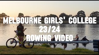 Melbourne Girls College Rowing 2024 [upl. by Goober]