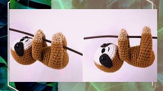 PART 1  SLOTH EASY CROCHET TUTORIAL [upl. by Bartlet]