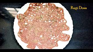 Ragi Dosa  Instant Ragi Rava Dosa  రాగి దోశ  Finger Millet Dosa Recipe [upl. by Demah]