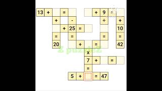 23 November 2024 Cross Math Daily Challenge answer amp how to solve ZpuzzleZ [upl. by Axela]