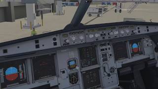 4K FlightFactor A320 KPSP to KABQ Full Flight Procedures  RNAV  PilotEdge ATC [upl. by Nipsirc410]