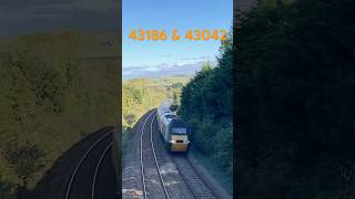 GWR hst passing under a bridge at carlyon bay golf course greatwesternrailway hst cornwall [upl. by Ludba]