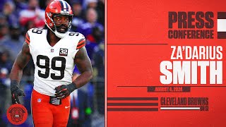 Cleveland Browns ZaDarius Smith Wants At Least 10 Sacks This Year [upl. by Ylimme]